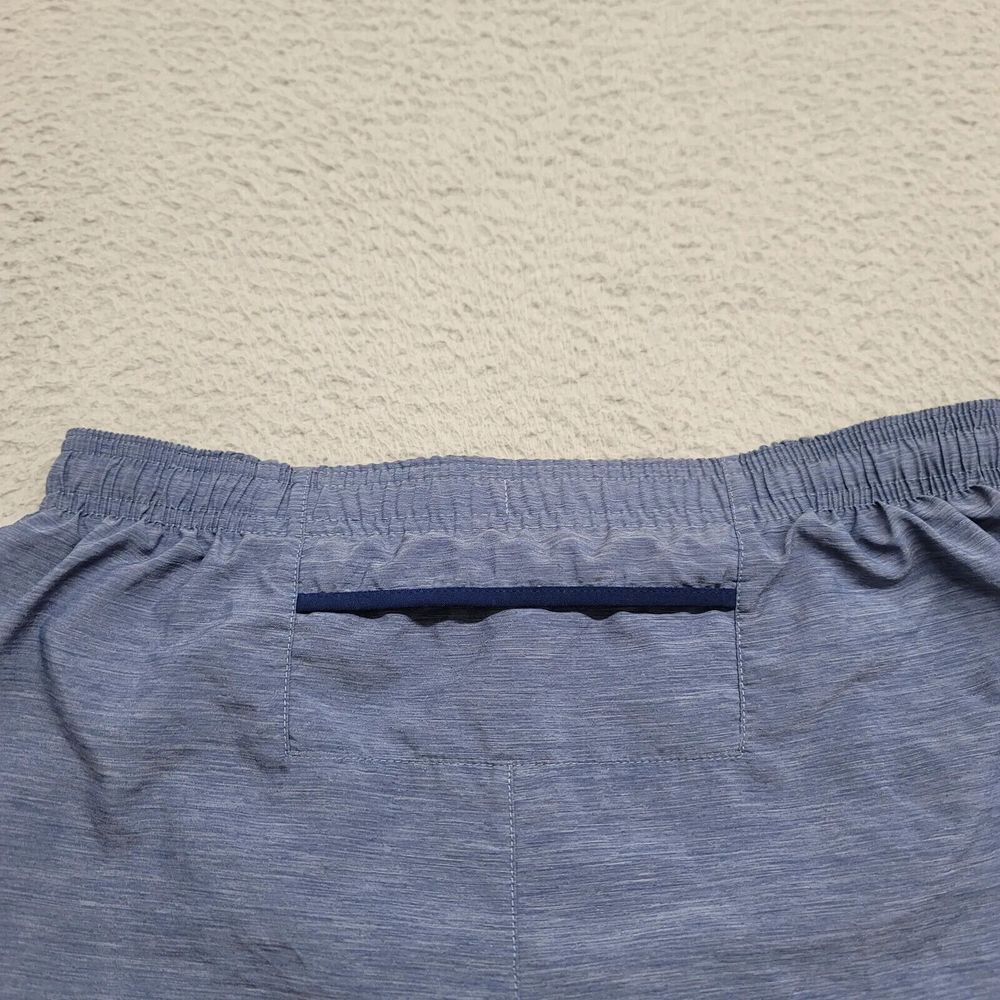 Nike Shorts Womens Large Blue Lined Dri-Fit Gym Stretch Lightweight Athleisure - Picture 5 of 10